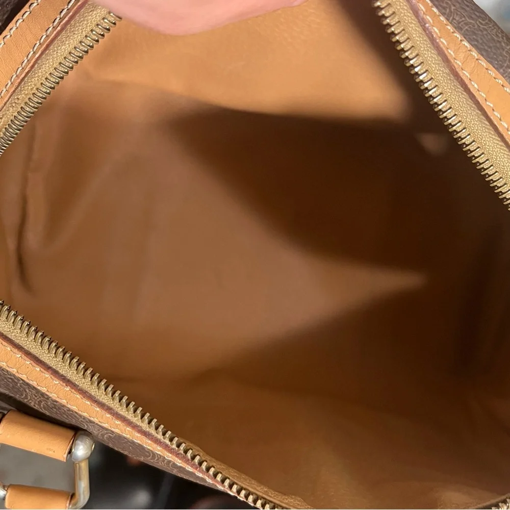 CELINE Vintage Macadam‎ Mini Boston